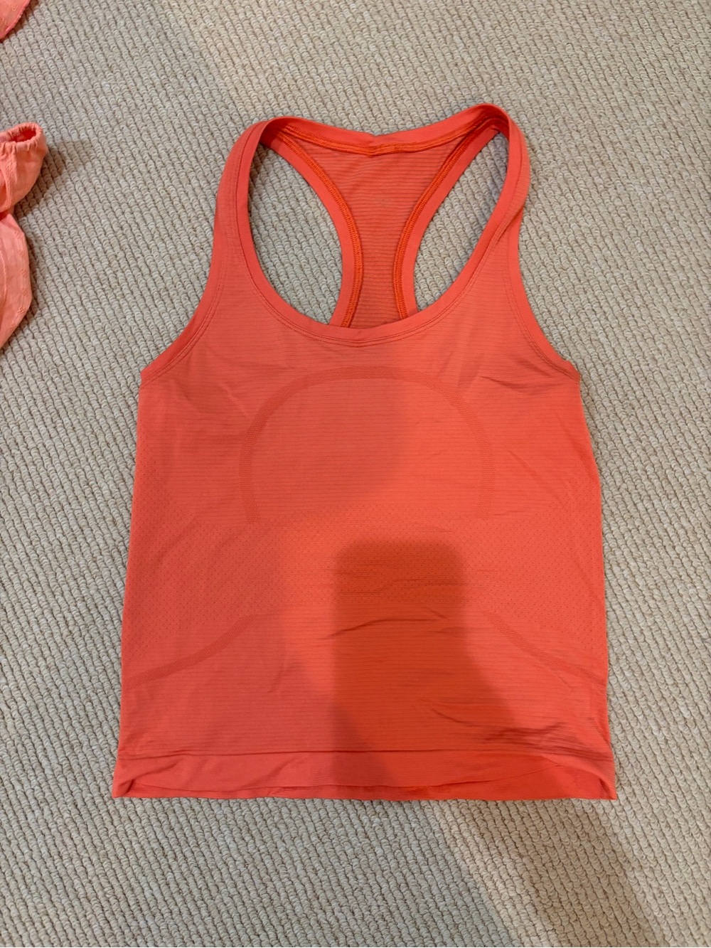 Orange Racerback Tank Top - Picture 2 of 3
